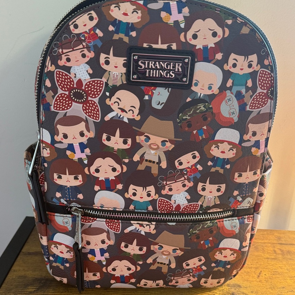 Loungefly Stranger Things Character Backpack - Br… - image 1